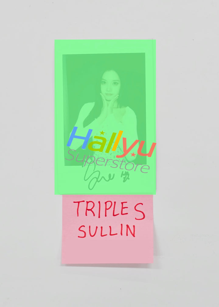 SULLIN (of TripleS) - Hand Autographed(Signed) Polaroid [26.03.12]