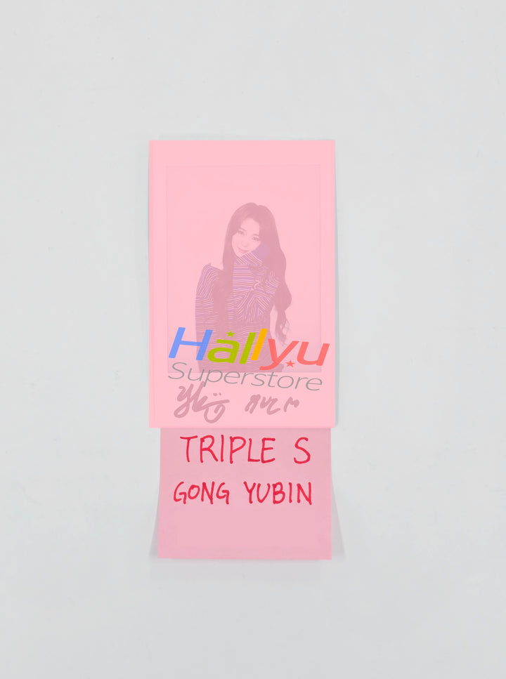 YUBIN (of TripleS) - Hand Autographed(Signed) Polaroid [26.03.12]