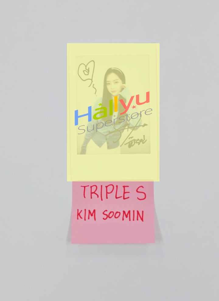 SooMin (of TripleS) - Hand Autographed(Signed) Polaroid [26.03.12]