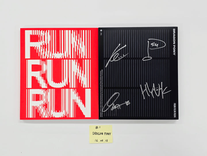 Dragon Pony "RUN RUN RUN" - Hand Autographed(Signed) Promo Album [26.03.13]