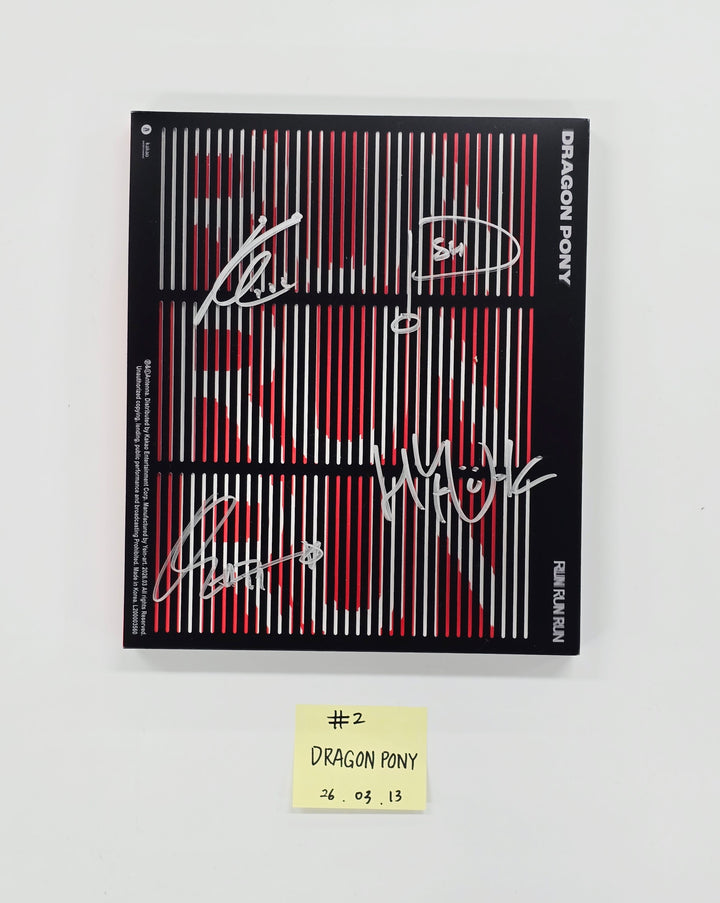 Dragon Pony "RUN RUN RUN" - Hand Autographed(Signed) Promo Album [26.03.13]