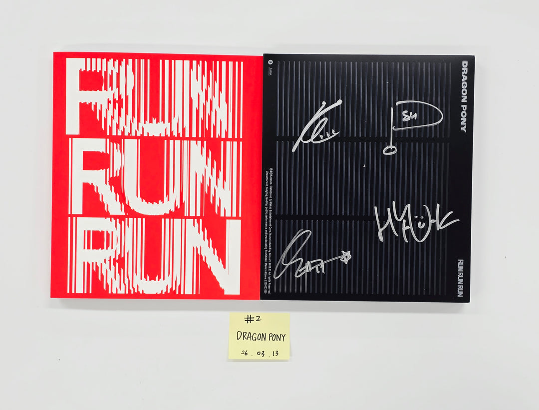 Dragon Pony "RUN RUN RUN" - Hand Autographed(Signed) Promo Album [26.03.13]