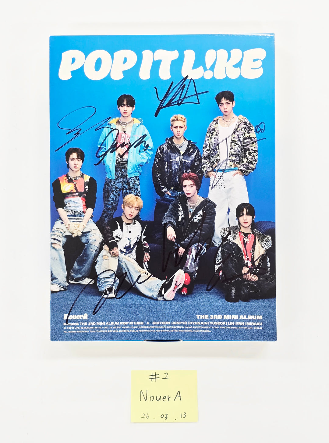 NouerA "POP IT LIKE" - Hand Autographed(Signed) Promo Album [26.03.13]