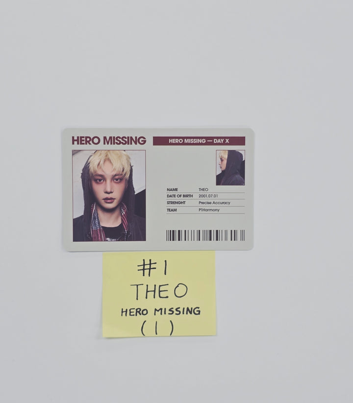 P1Harmony "UNIQUE" - Official Photocard (Keeho, Theo) [26.03.13]