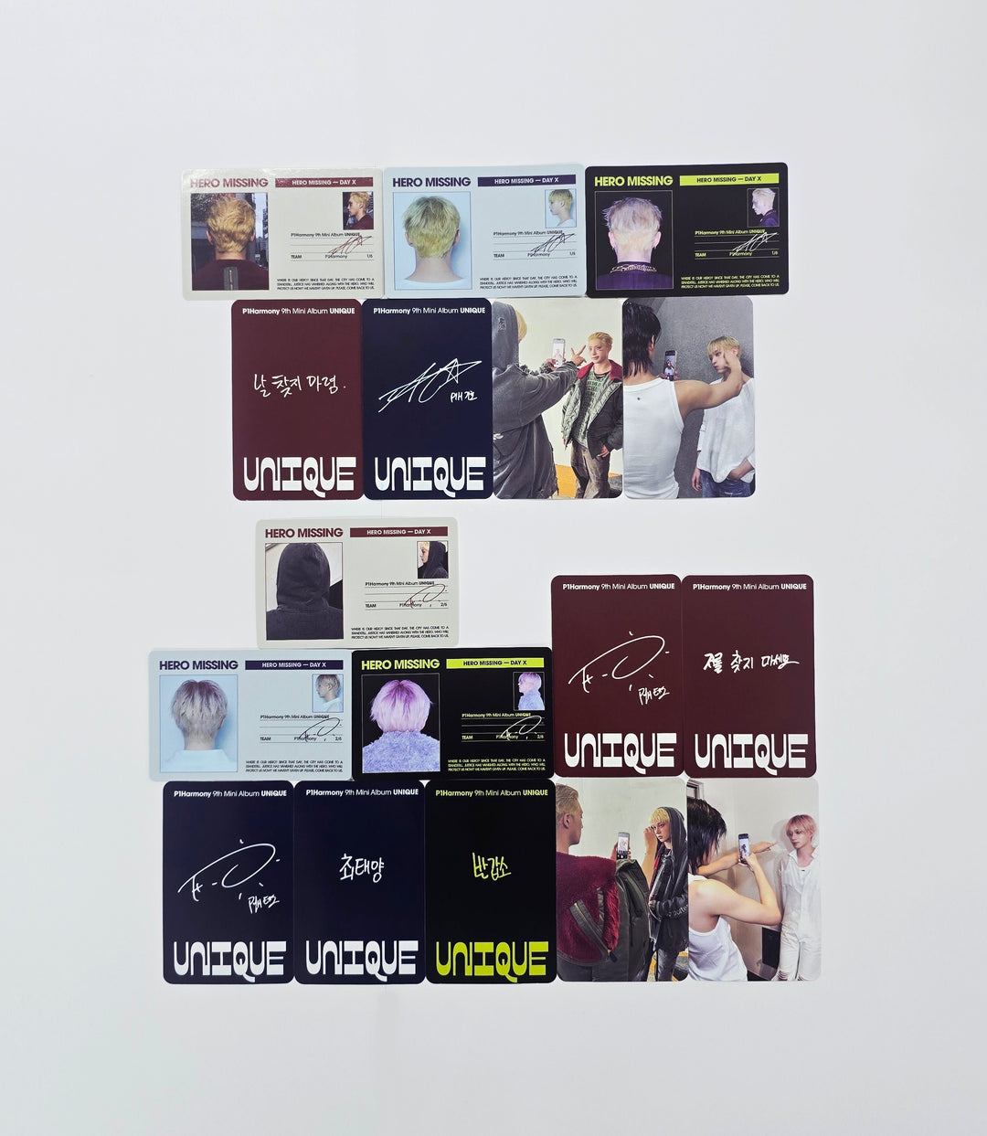 P1Harmony "UNIQUE" - Official Photocard (Keeho, Theo) [26.03.13]