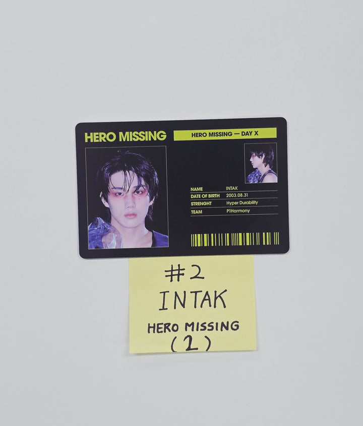 P1Harmony "UNIQUE" - Official Photocard (Jiung, Intak) [26.03.13]