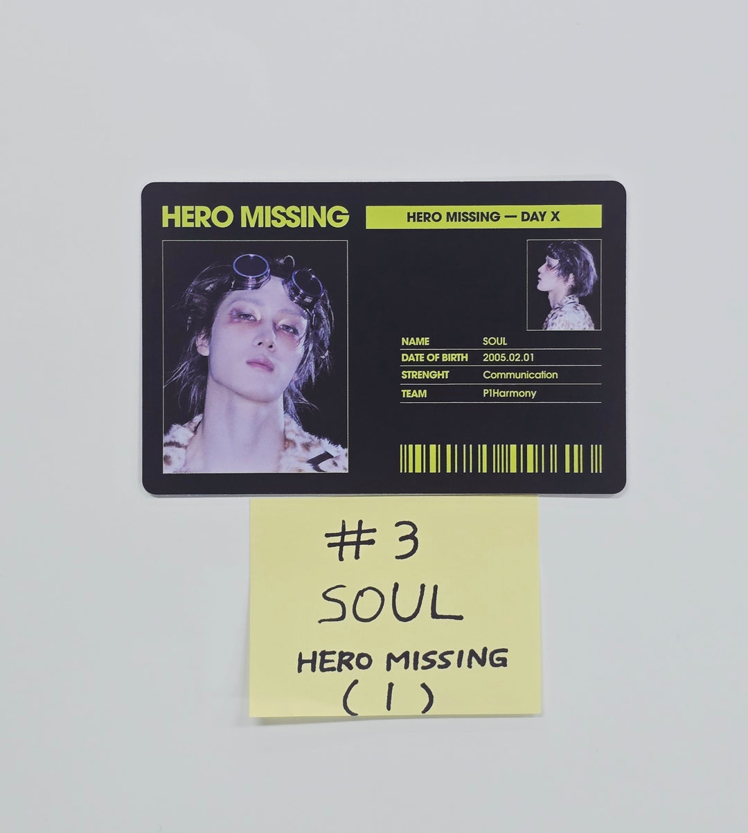 P1Harmony "UNIQUE" - Official Photocard (Soul, Jongseob) [26.03.13]