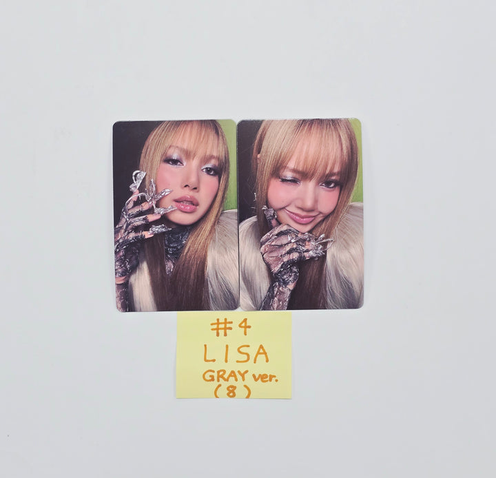 Black Pink "DEADLINE" - Official Photocard (GRAY Ver.) [26.03.16]