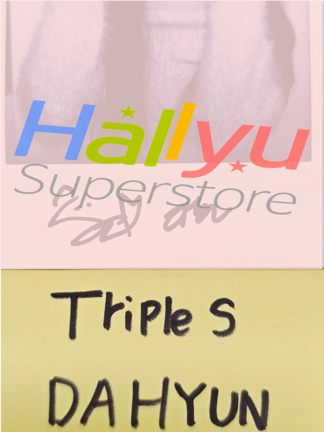 SEO DAHYUN (of TripleS) - Hand Autographed(Signed) Polaroid [26.03.16]