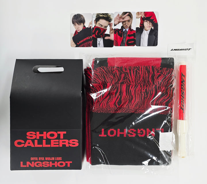 LNGSHOT "SHOT CALLERS" - Broadcast Event fan giveaway Photocard + Muffler + Light Stick [26.03.18]