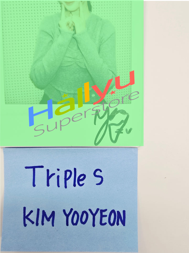 YOOYEON (of TripleS) - Hand Autographed(Signed) Polaroid [26.03.18]