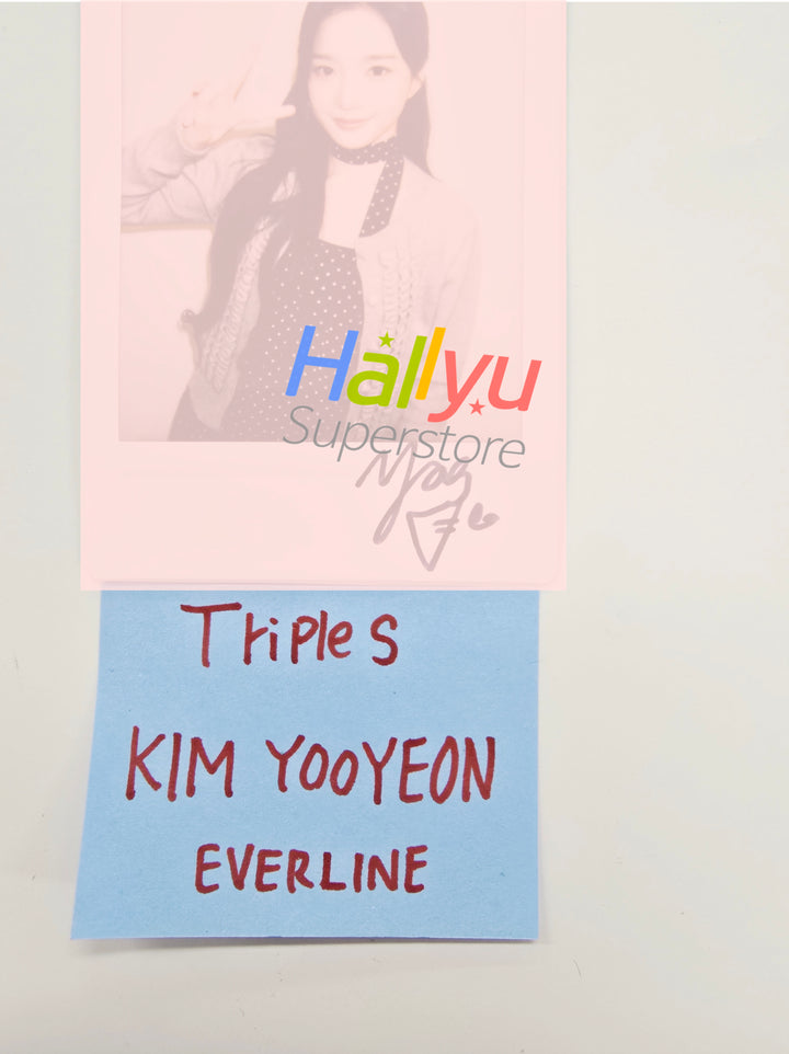 KIM YOOYEON (of TripleS) - Hand Autographed(Signed) Polaroid [26.03.18]