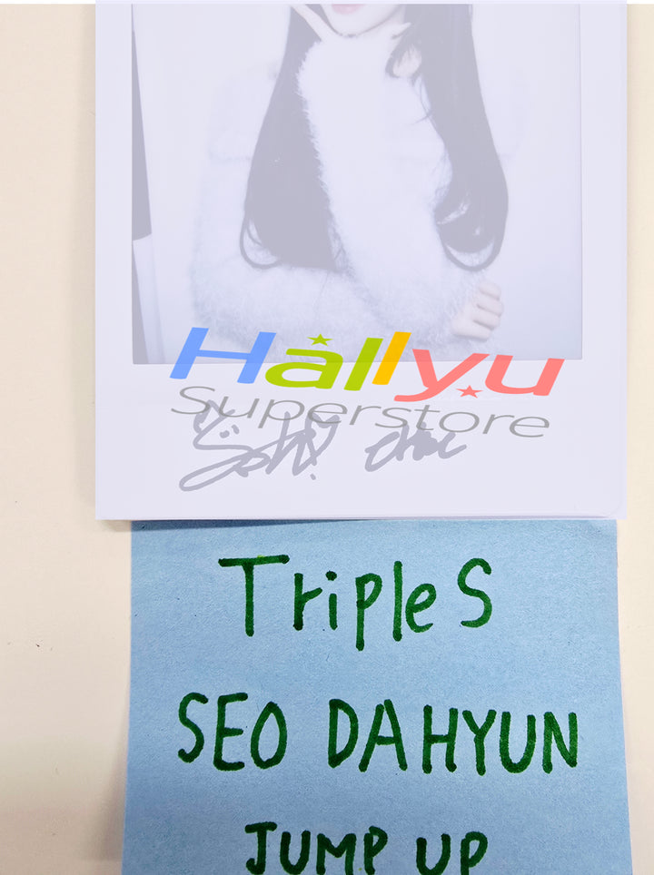 SEO DAHYUN (of TripleS) - Hand Autographed(Signed) Polaroid [26.03.18]