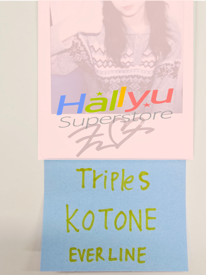 Kotone (of TripleS) - Hand Autographed(Signed) Polaroid [26.03.18]