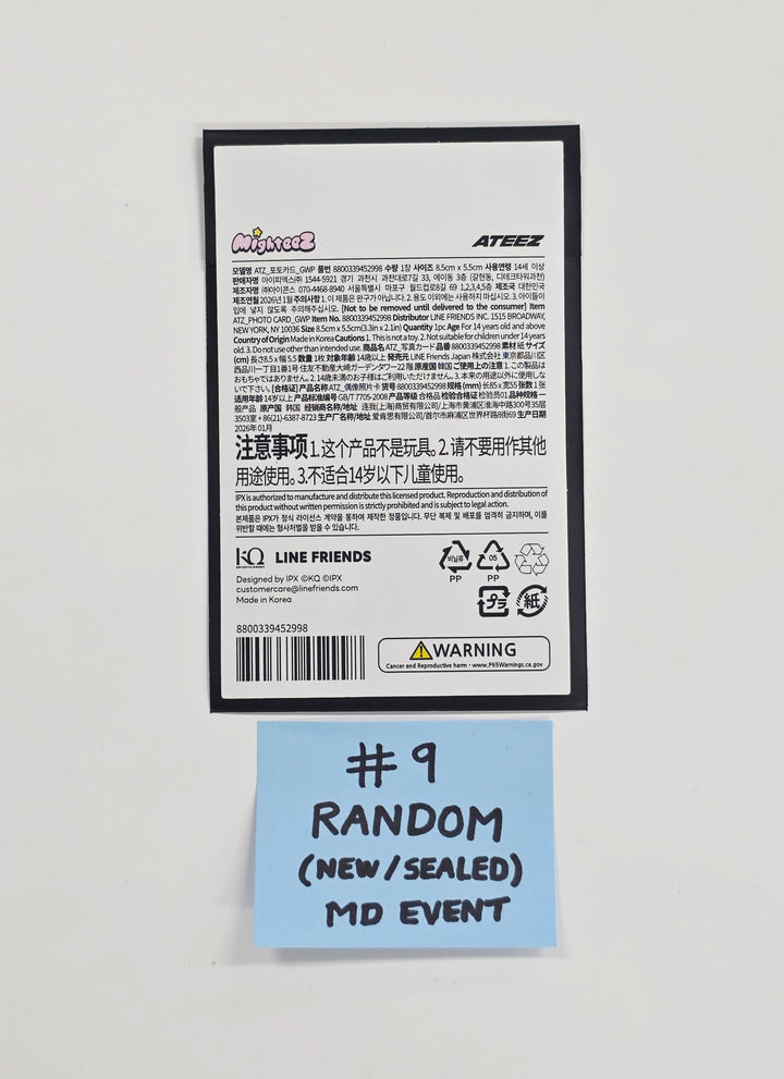 ATEEZ "Mighteez Wonder Room" - Pop-Up Store MD Event Photocard [26.03.18]