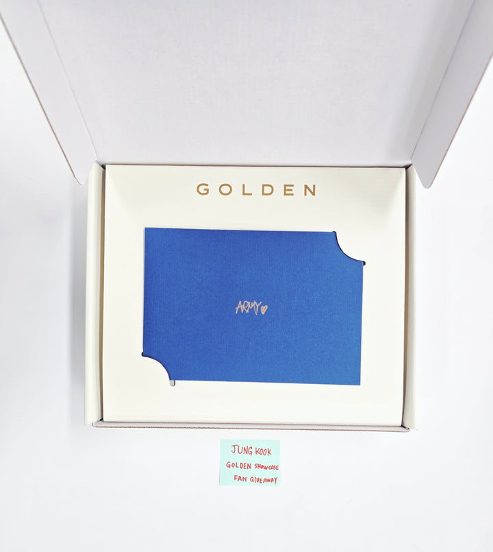 JUNGKOOK (of BTS) "GOLDEN" - Showcase Fan Giveaway [26.03.19]