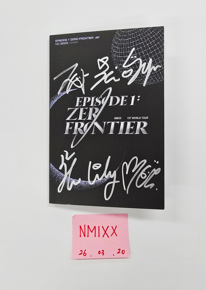 NMIXX - "Epsode 1: Zero Frontier" Hand Autograhped(Signed) Postcard [26.03.20]
