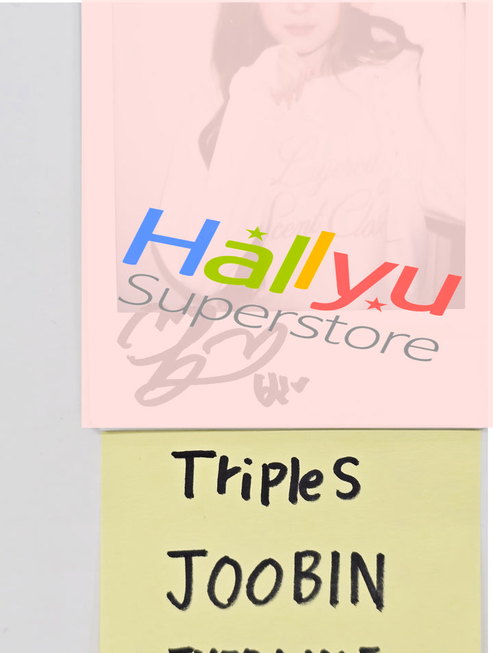 JOOBIN (of TripleS) - Hand Autographed(Signed) Polaroid [26.03.20]