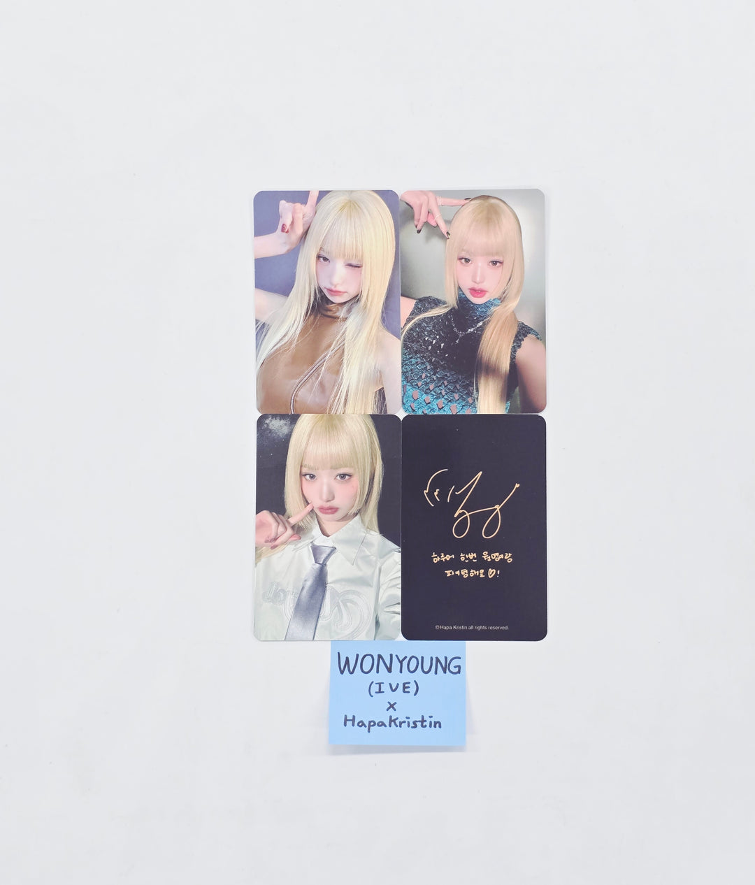 Jang Wonyoung (of IVE) - Hapakristin Event Photocards Set (4EA) [26.03.23]