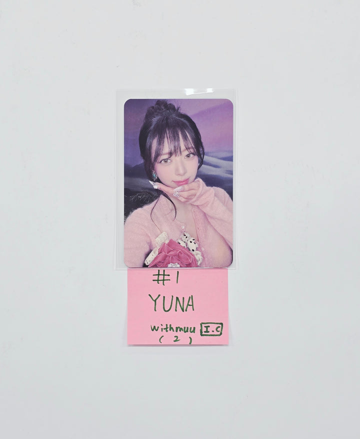 YUNA (of ITZY) "Ice Cream" - Withmuu Pre-Order Benefit Photocard (Ice Cream Ver.) [26.03.25]