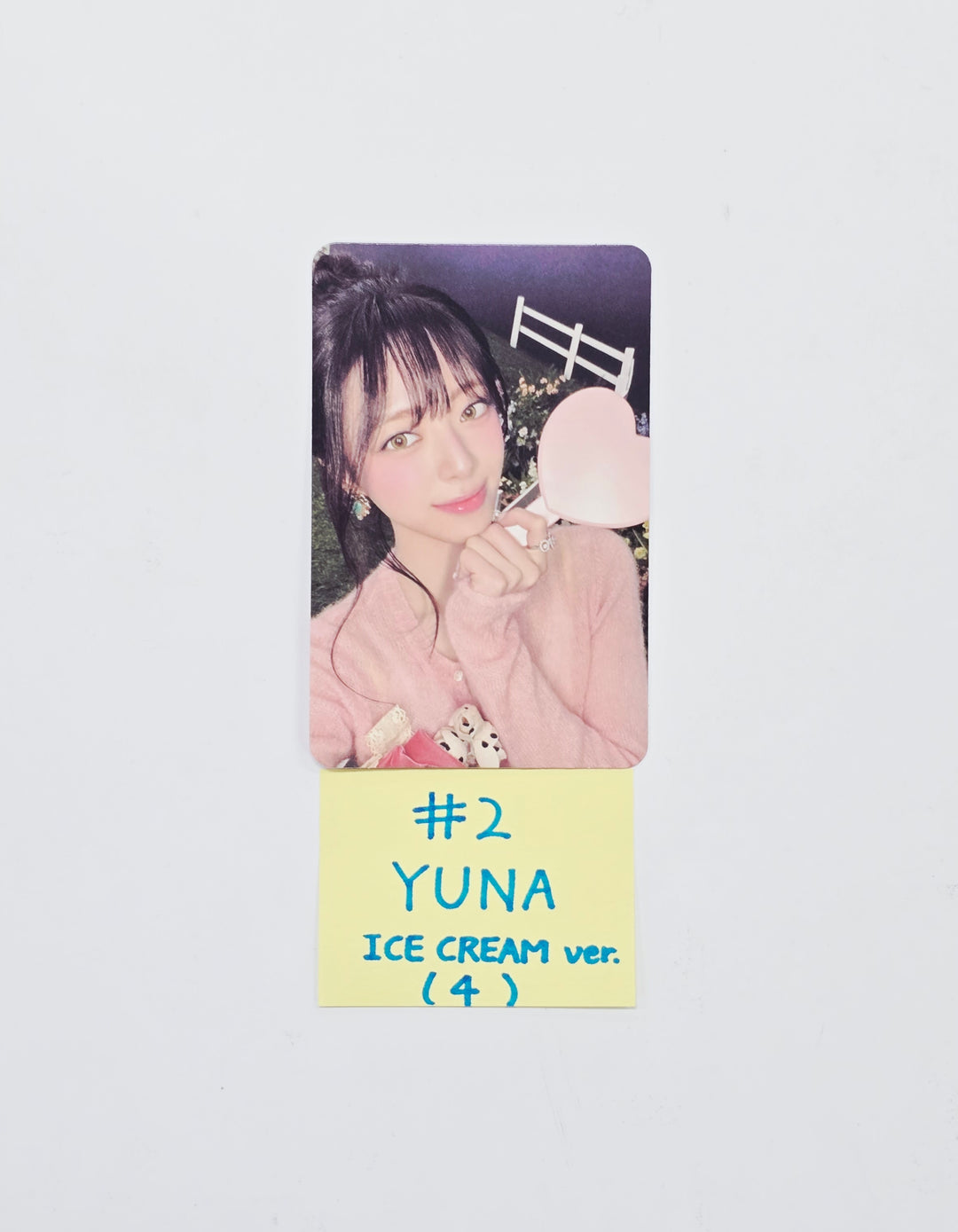 YUNA (of ITZY) "Ice Cream" - Official Photocard (ice cream ver.) [26.03.25]