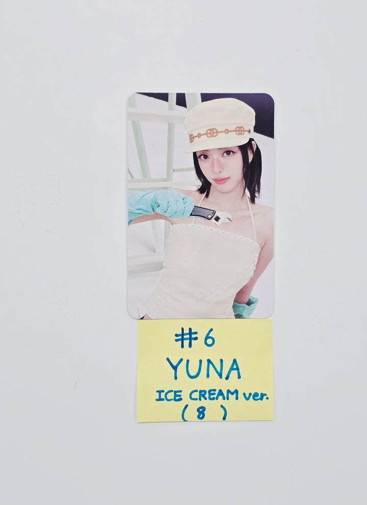YUNA (of ITZY) "Ice Cream" - Official Photocard (ice cream ver.) [26.03.25]