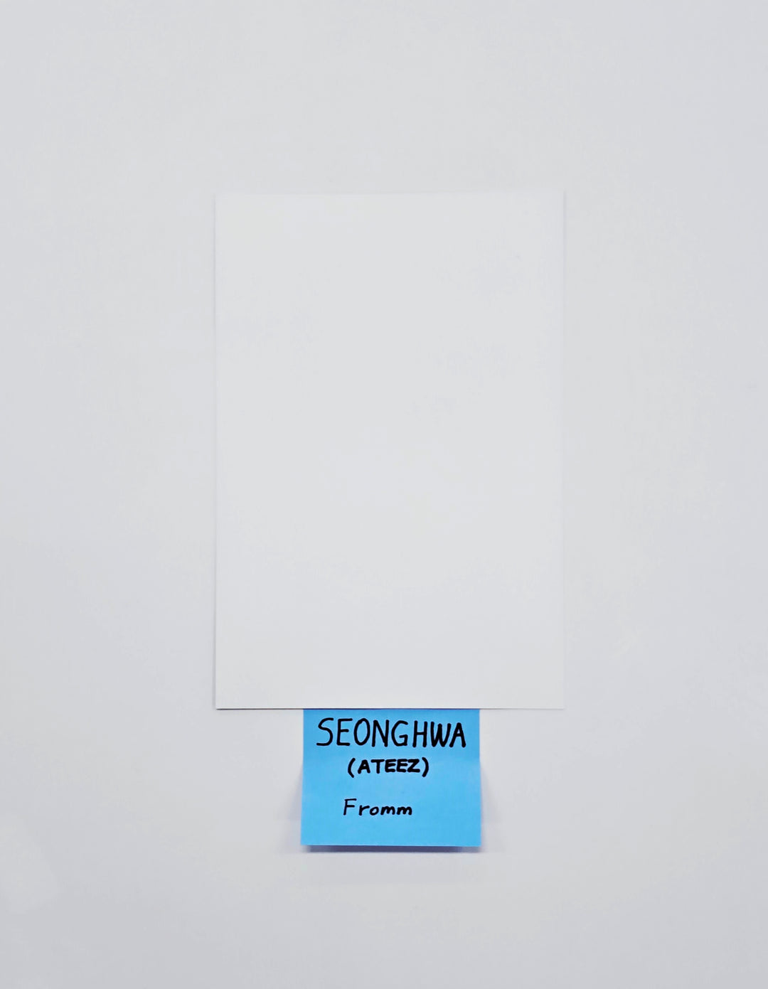 SEONGHWA (of Ateez) "GOLDEN HOUR : Part.4" - Hand Autographed(Signed) Paper [26.03.26]