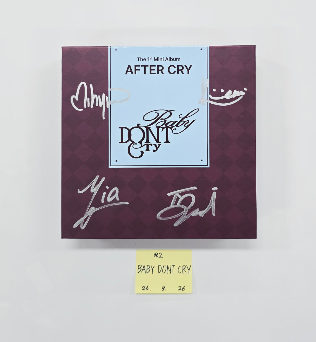 Baby DONT Cry "AFTER CRY" - Hand Autographed(Signed) Promo Album [26.03.26]