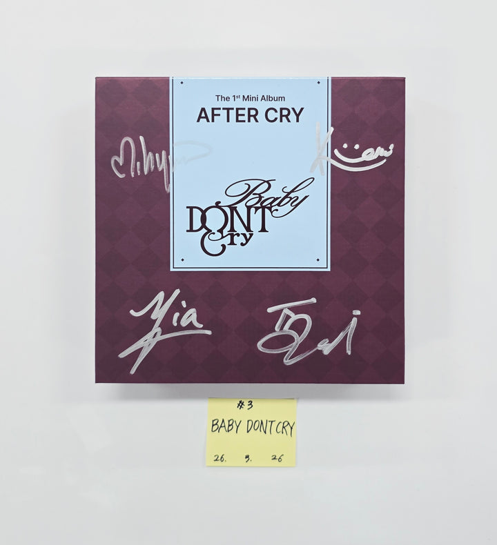 Baby DONT Cry "AFTER CRY" - Hand Autographed(Signed) Promo Album [26.03.26]