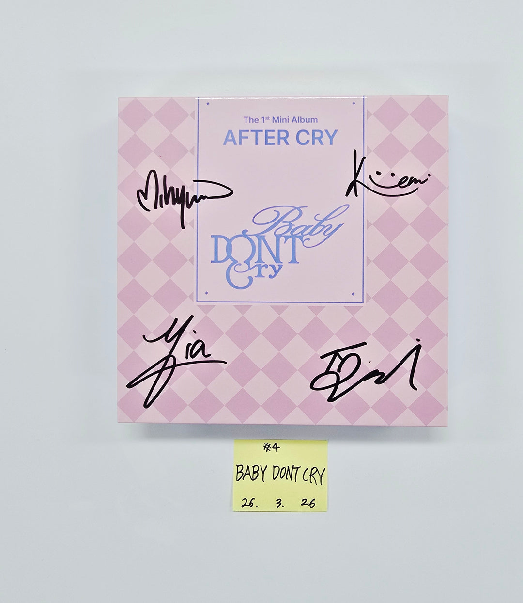 Baby DONT Cry "AFTER CRY" - Hand Autographed(Signed) Promo Album [26.03.26]