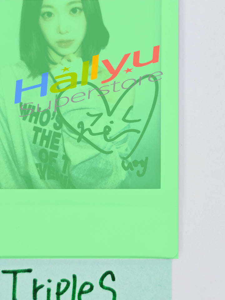 NIEN (of TripleS) - Hand Autographed(Signed) Polaroid [26.03.27]