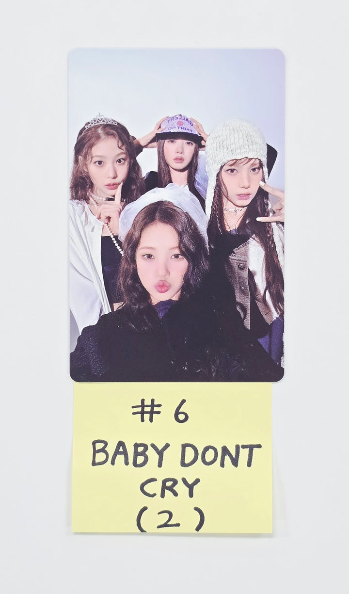 Baby DONT Cry "AFTER CRY" - Official Photocard (unit, grup) [26.03.27]