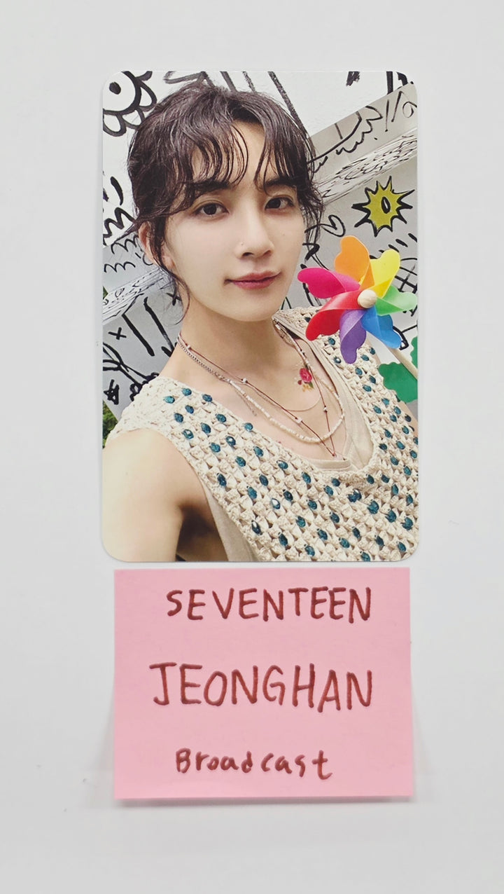 JEONGHAN (of SEVENTEEN) "SEVENTEENTH HEAVEN" - Pre-recording Broadcast Photocard [26.03.30]