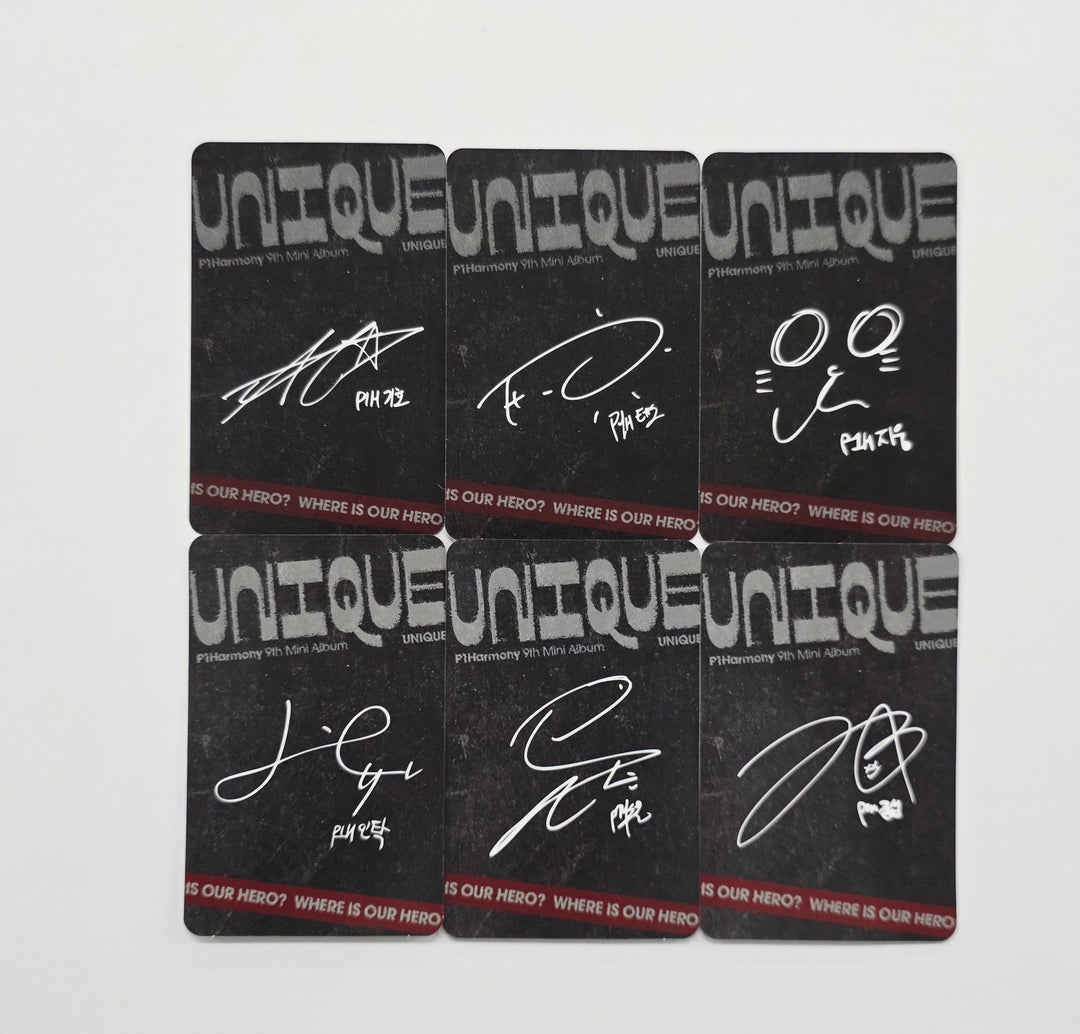 P1Harmony "UNIQUE" - Official Photocard (COMPACT Ver.) [26.03.31]