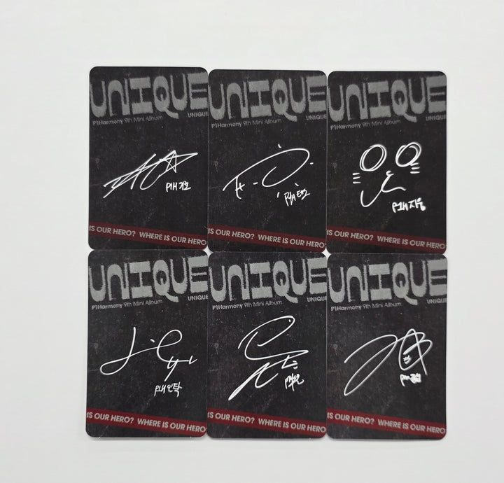 P1Harmony "UNIQUE" - Official Photocard (COMPACT Ver.) [26.03.31]