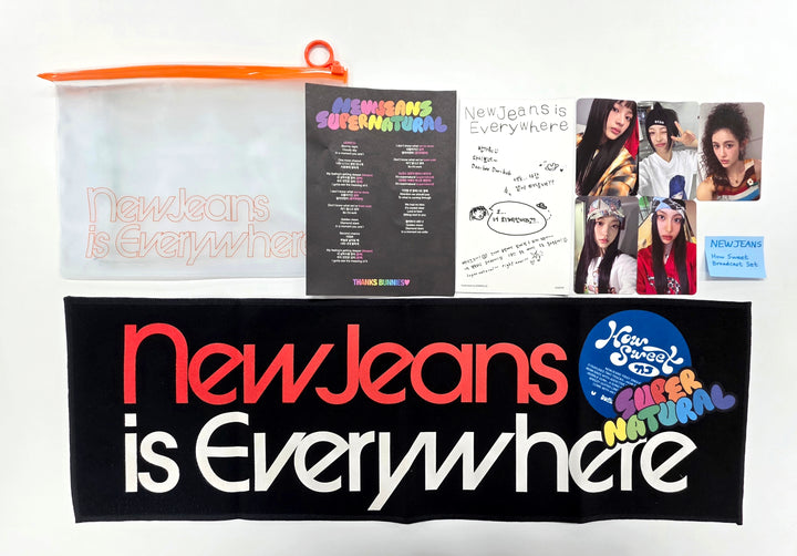 Newjeans "Howsweet" - Broadcast Photocard, Slogan Set [26.03.31]
