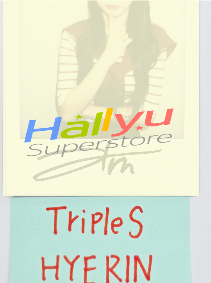 HYERIN (of TripleS) - Hand Autographed(Signed) Polaroid [26.04.01]