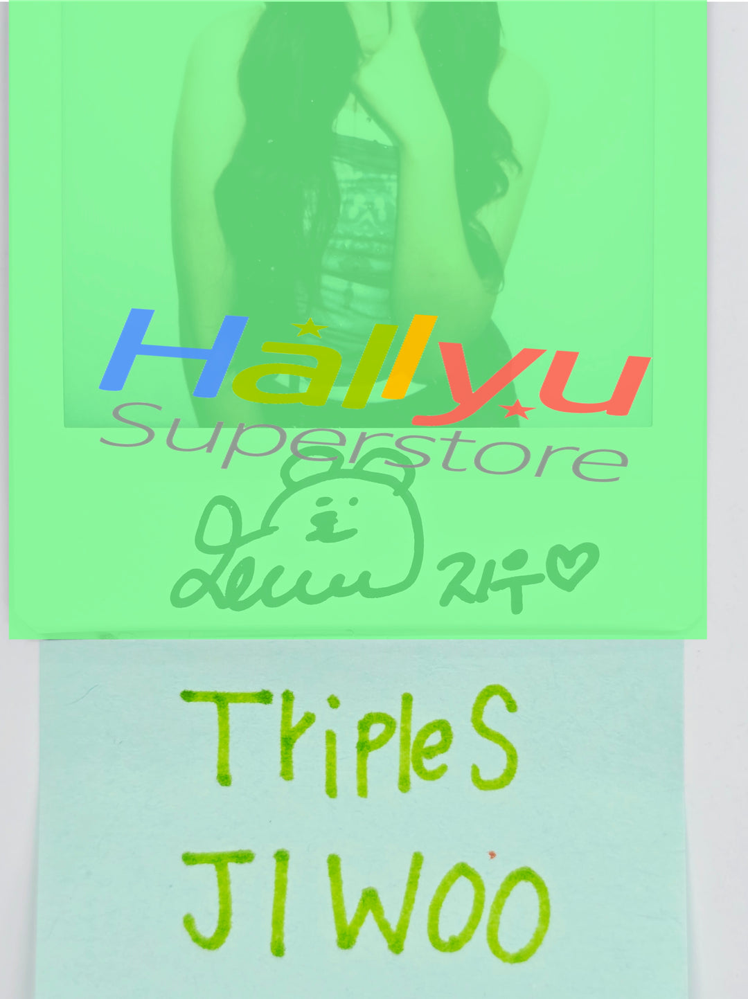 JiWoo (of TripleS) - Hand Autographed(Signed) Polaroid [26.04.01]