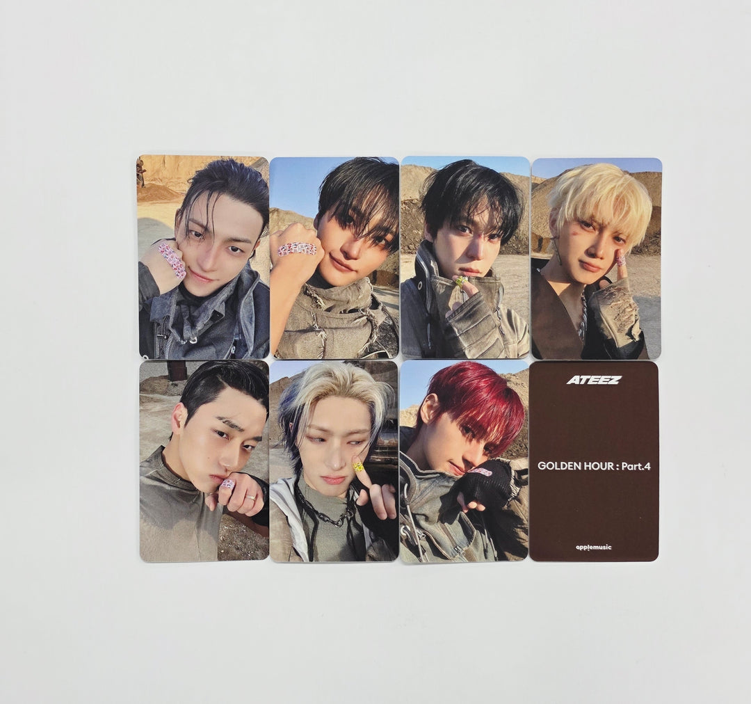 ATEEZ "GOLDEN HOUR : Part.4" - Apple Music Fansign Event Photocard R3 [26.04.02]