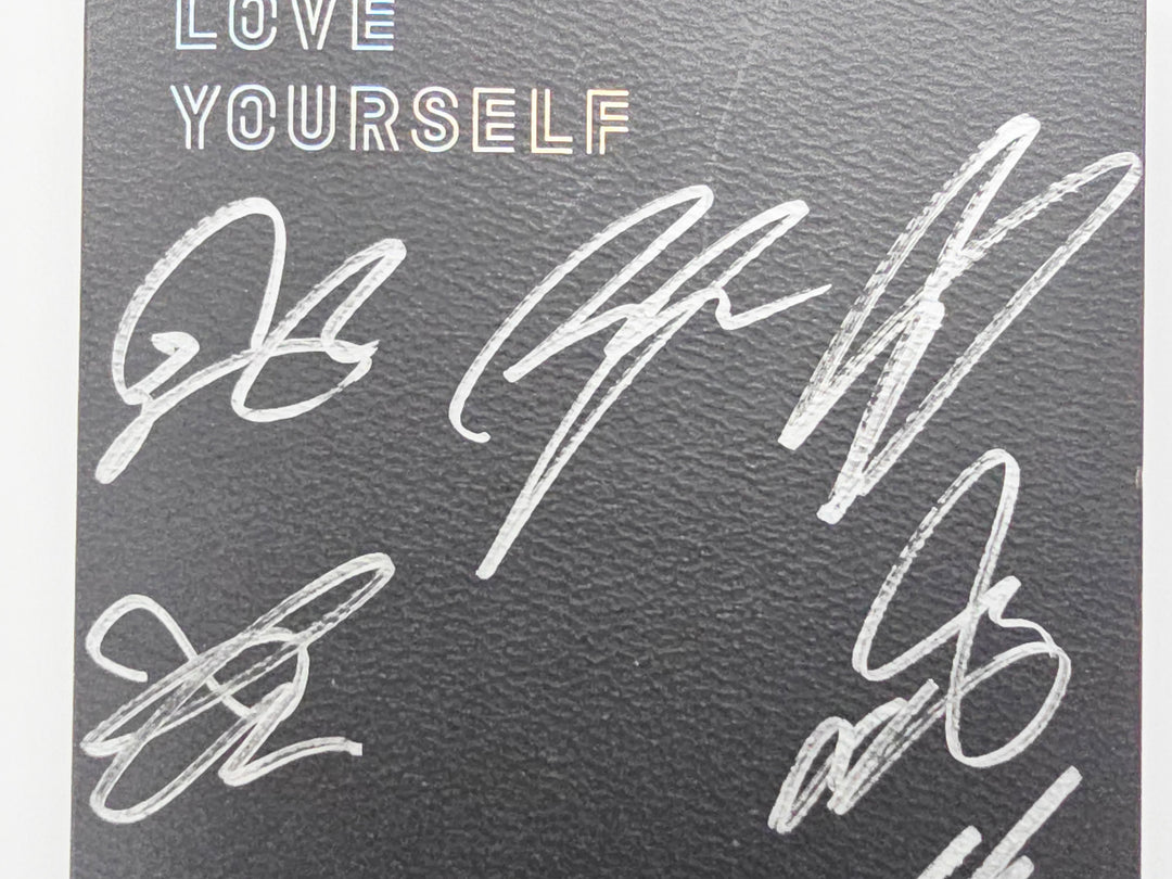 BTS "LOVE YOUR SELF" - Hand Autographed(Signed) Promo Album [26.04.03]
