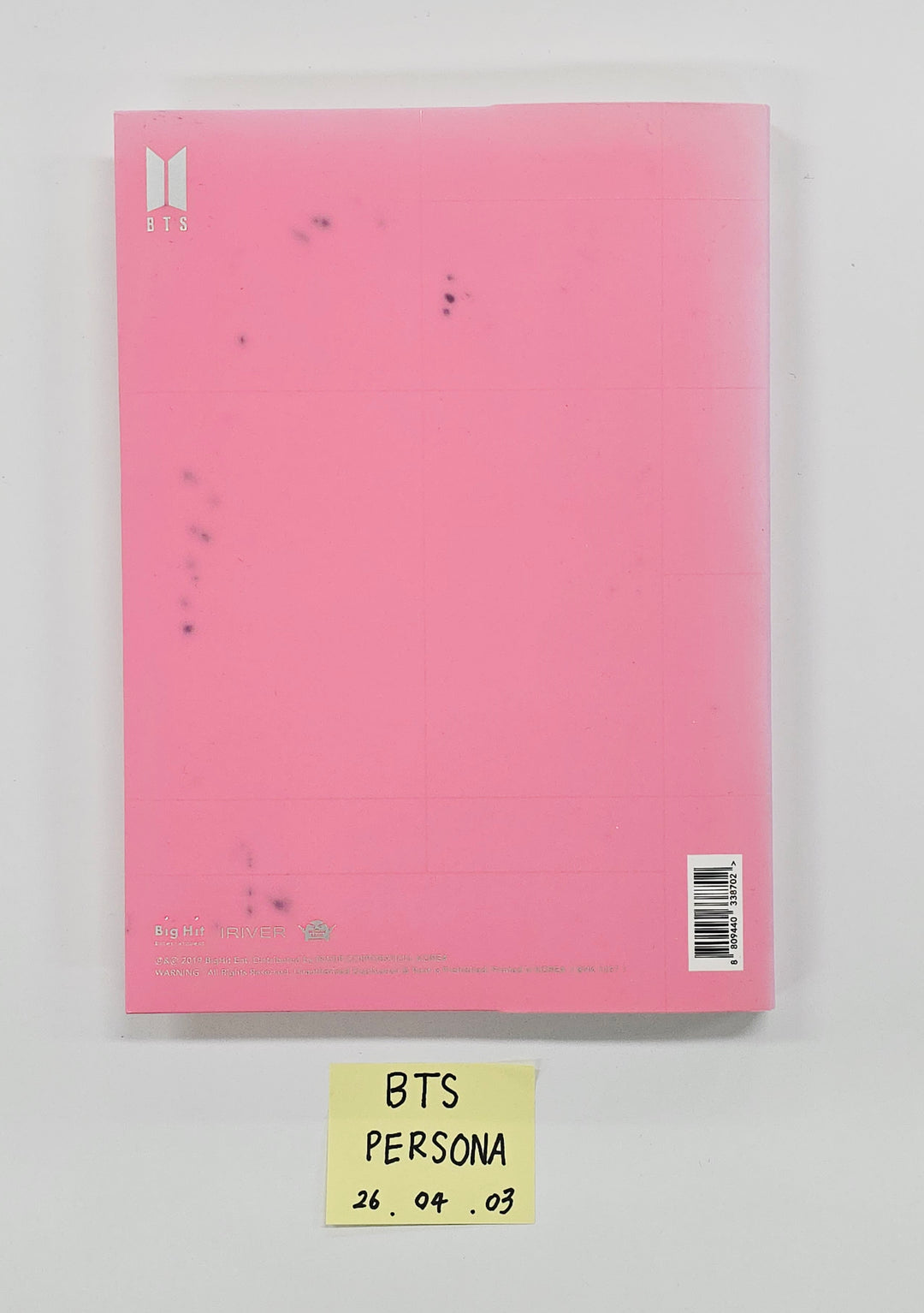 BTS "PERSONA" - Hand Autographed(Signed) Promo Album [26.04.03]