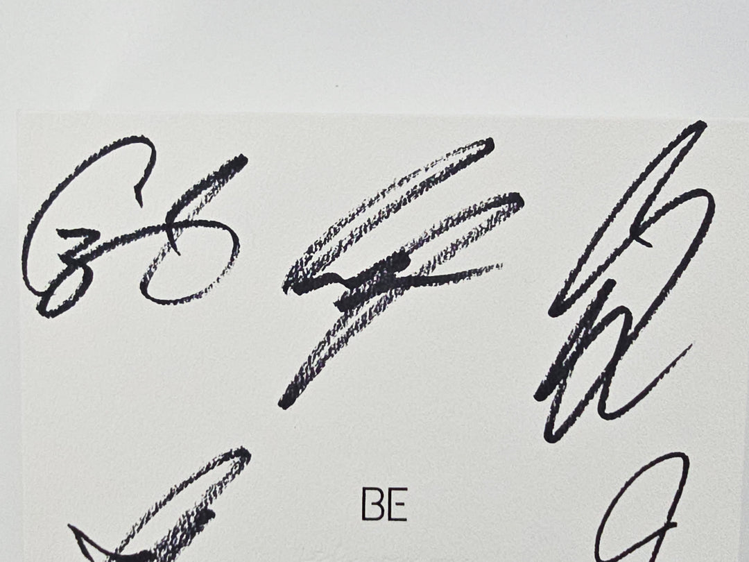BTS "BE" - Hand Autographed(Signed) Promo Album [26.04.03]