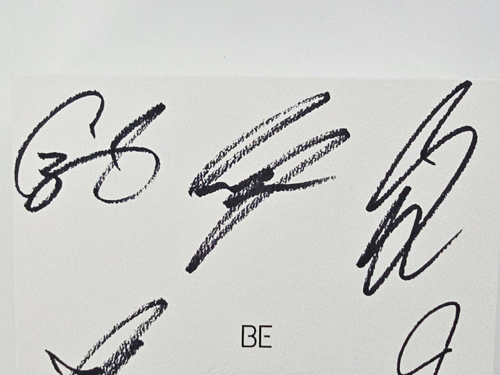BTS "BE" - Hand Autographed(Signed) Promo Album [26.04.03]