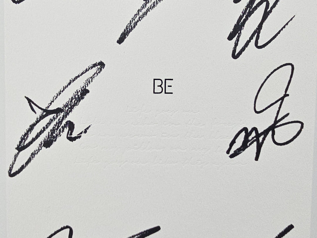 BTS "BE" - Hand Autographed(Signed) Promo Album [26.04.03]