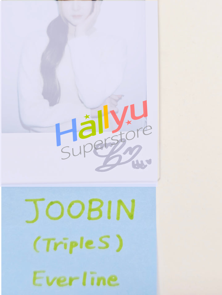 JOOBIN (of TripleS) - Hand Autographed(Signed) Polaroid [26.04.03]
