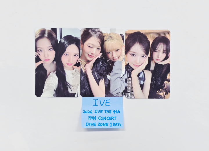 IVE - 2026 IVE The 4th Fan Concert DIVE ZONE 1 Days Unit Photocards Set (3ea) [26.04.03]
