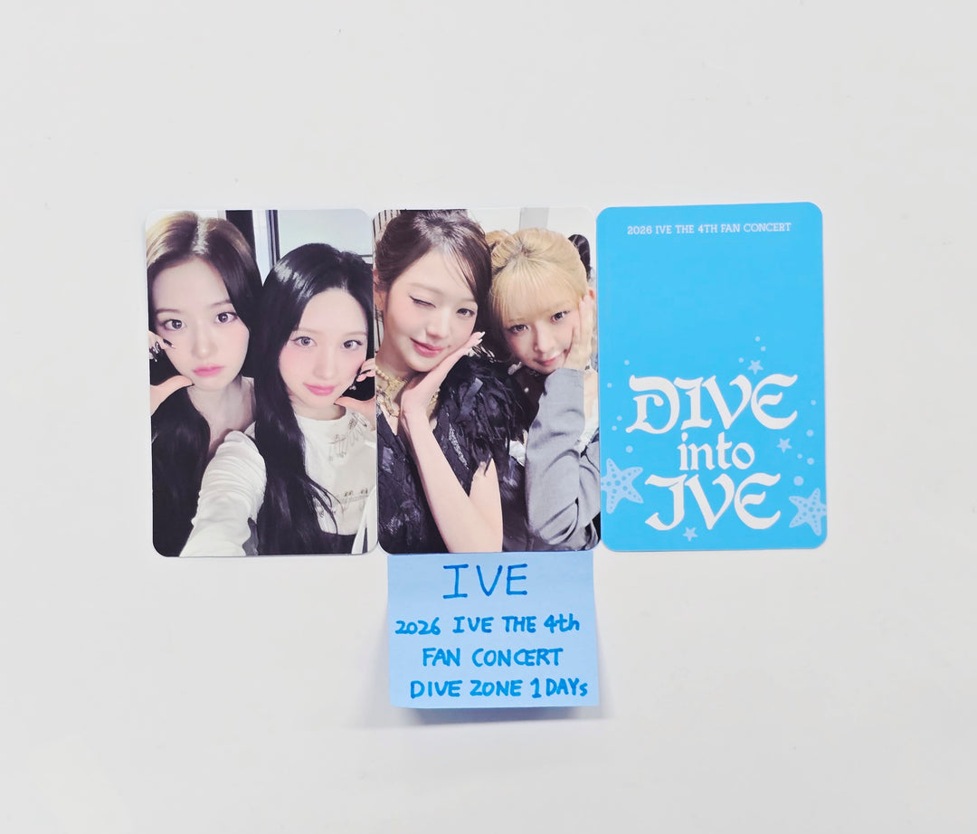 IVE - 2026 IVE The 4th Fan Concert DIVE ZONE 1 Days Unit Photocards Set (3ea) [26.04.03]