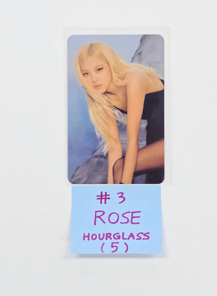 BLACK PINK "DEADLINE" - Ktown4U Hourglass Event Photocard, Polaroid type Photocard, Keyring [26.04.03]