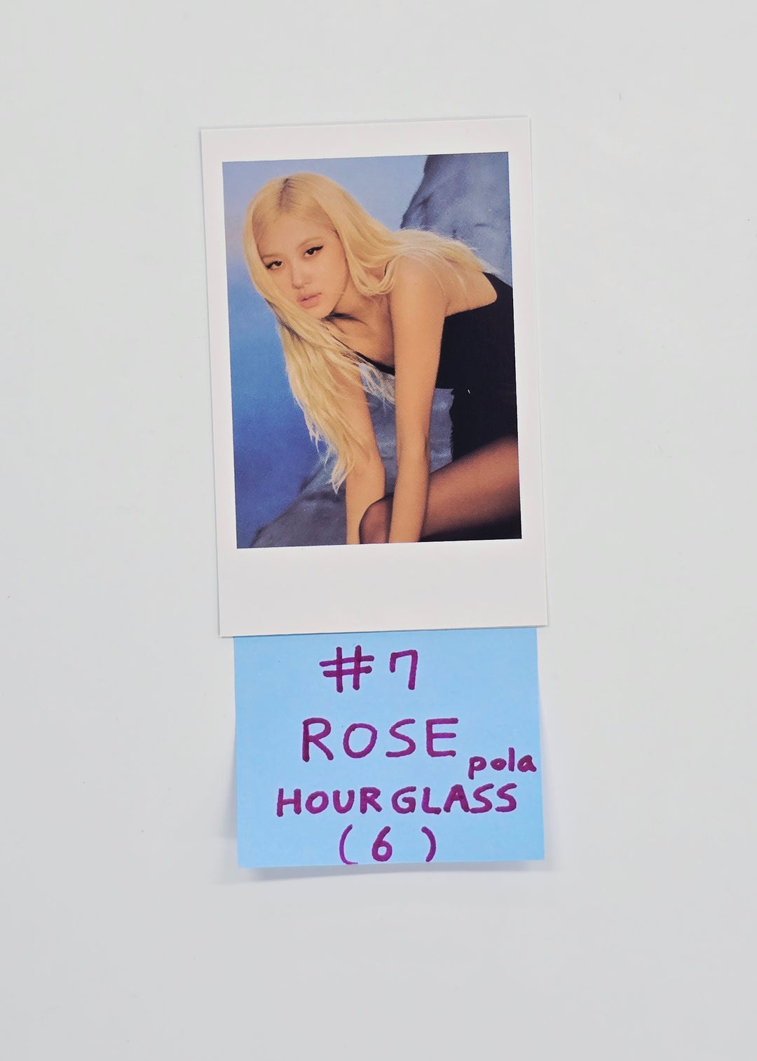 BLACK PINK "DEADLINE" - Ktown4U Hourglass Event Photocard, Polaroid type Photocard, Keyring [26.04.03]