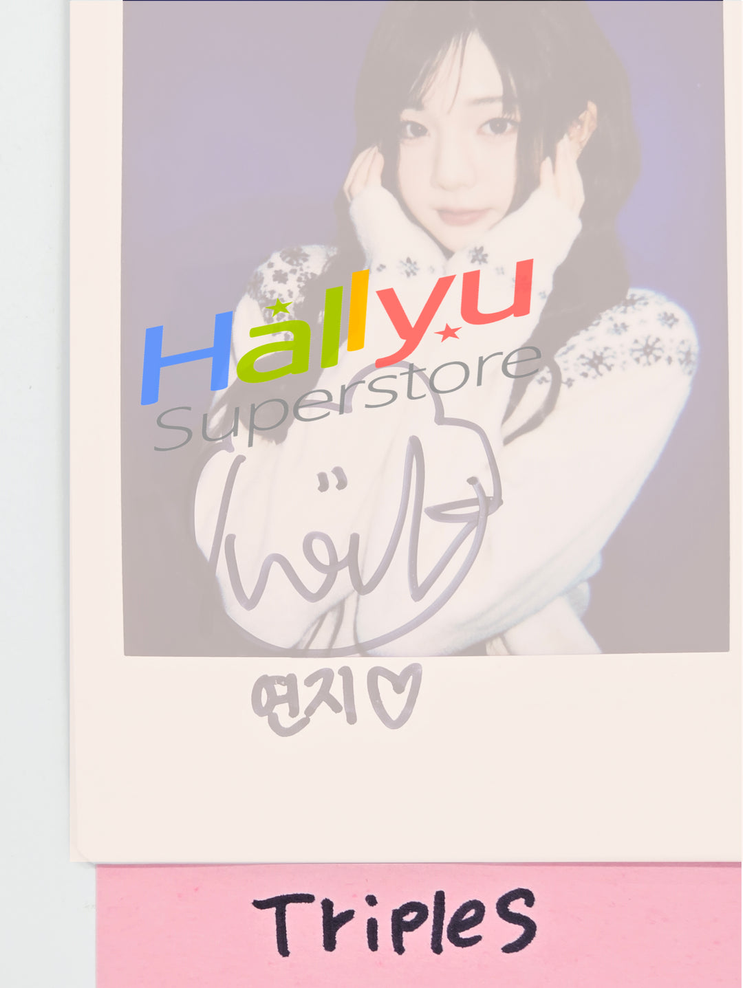 YEONJI (of TripleS) - Hand Autographed(Signed) Polaroid [26.04.07]
